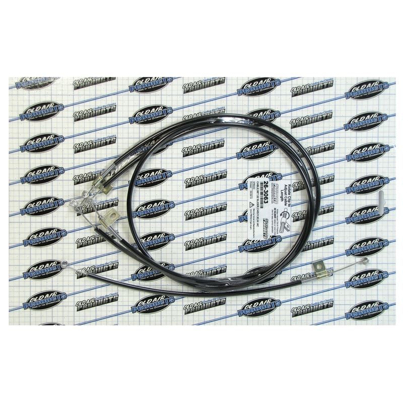 26-3063 - EZ Slider Cable Set | 1963 Chevrolet Full Size, with A/C