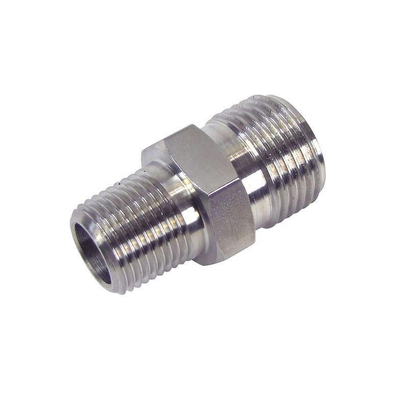 91-1003SS - Fitting, Stainless | 3/8 NPT to #10 Ma